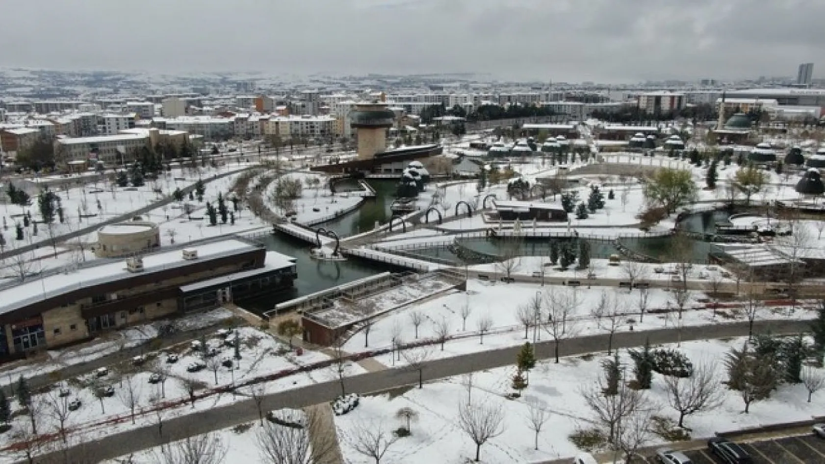 Elazığ'dan eşsiz kar manzaraları