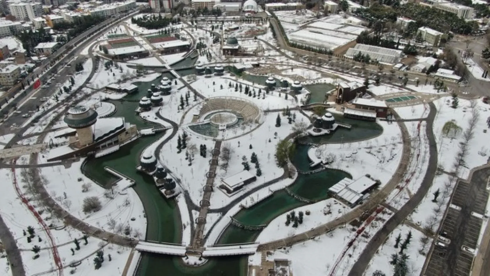 Elazığ'dan eşsiz kar manzaraları