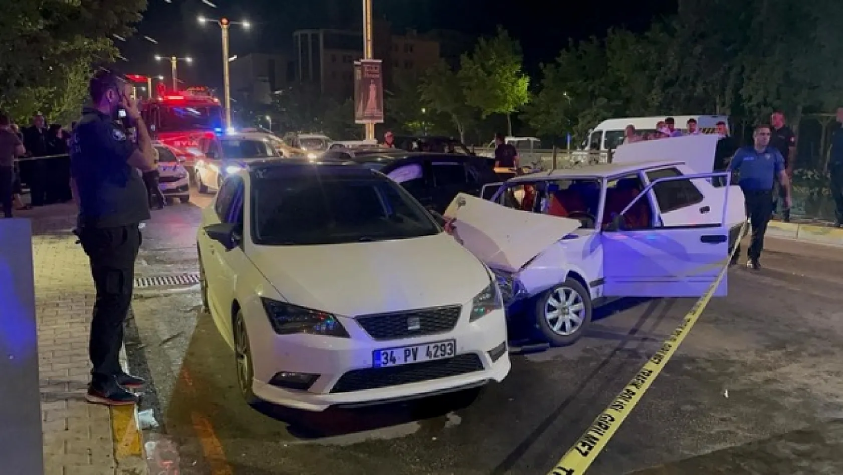 Elazığ'da zincirleme trafik kazası