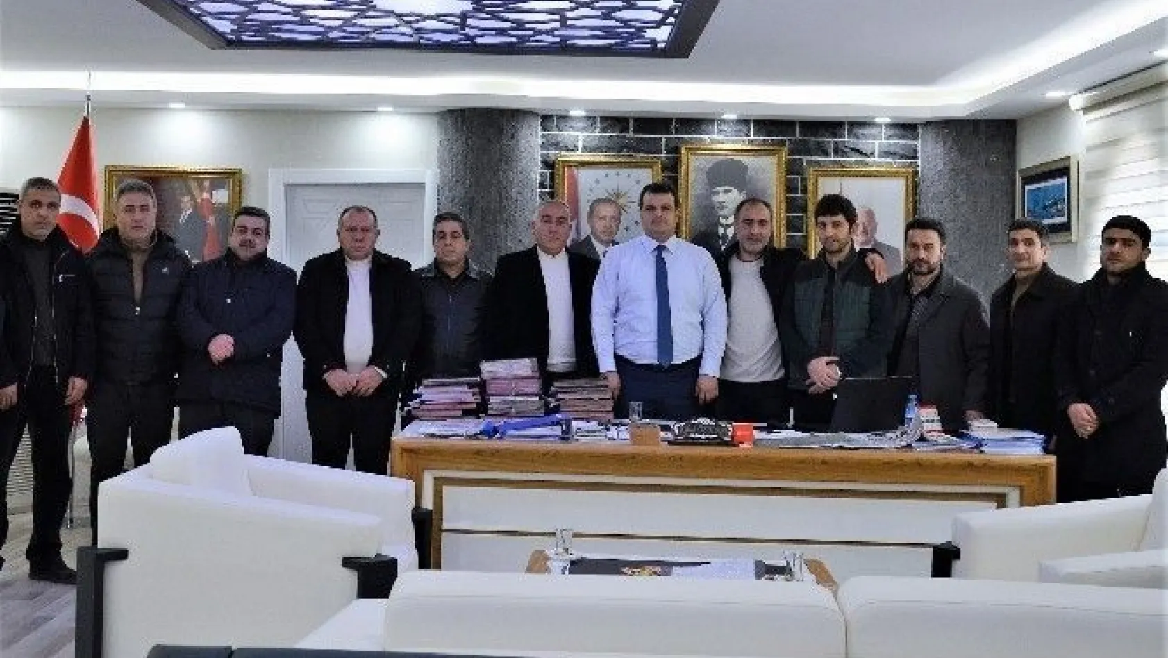 Sur esnafından başkan Özkan'a ziyaret
