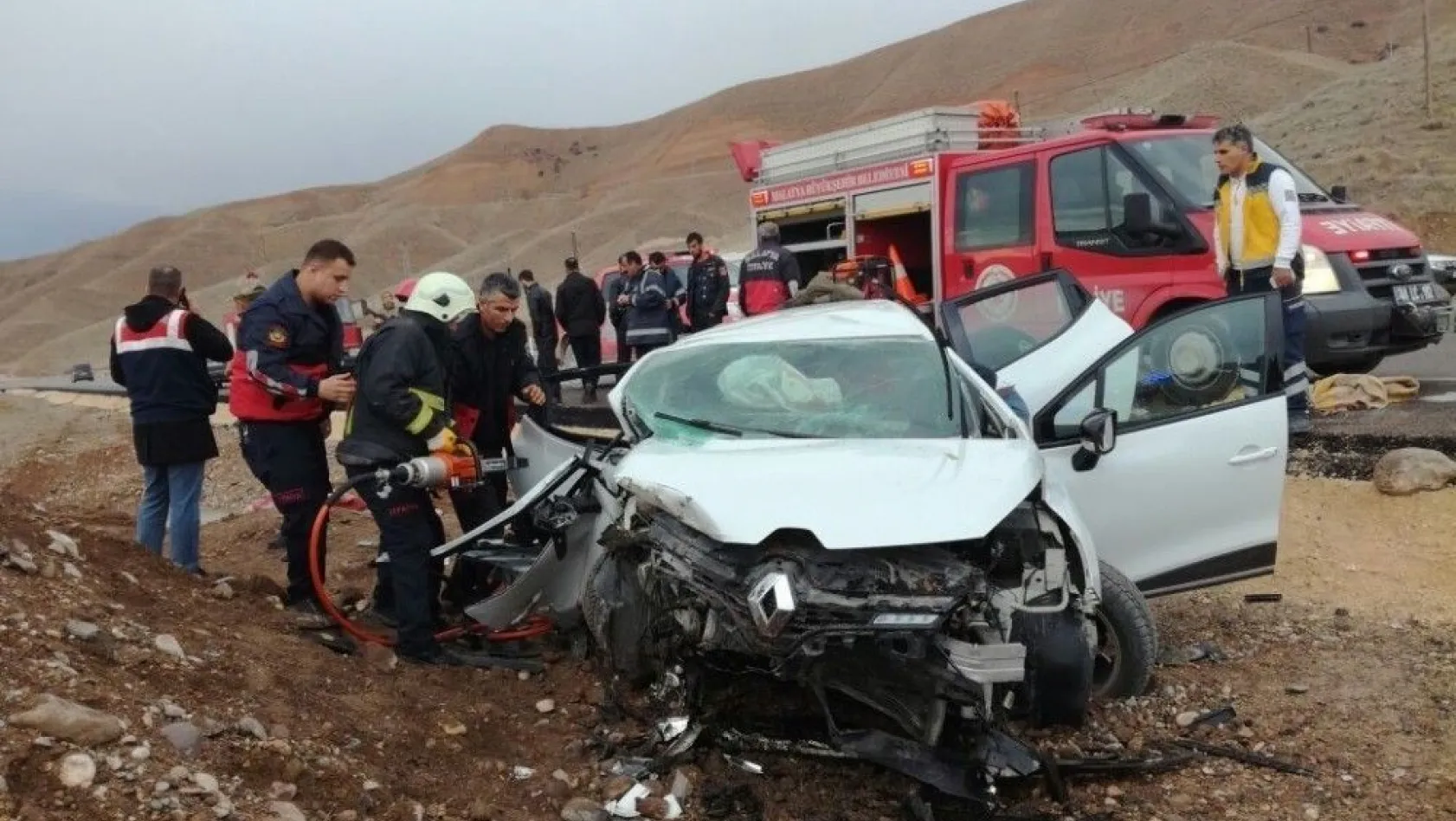 Malatya-Sivas karayolunda kaza: 1 ölü, 4 yaralı
