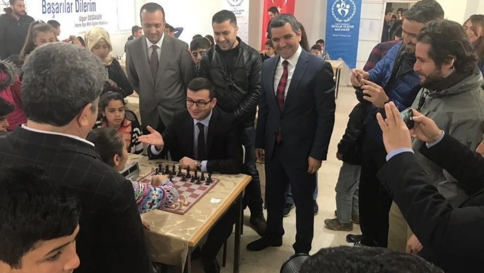 Hazro'da satranç turnuvası sona erdi
