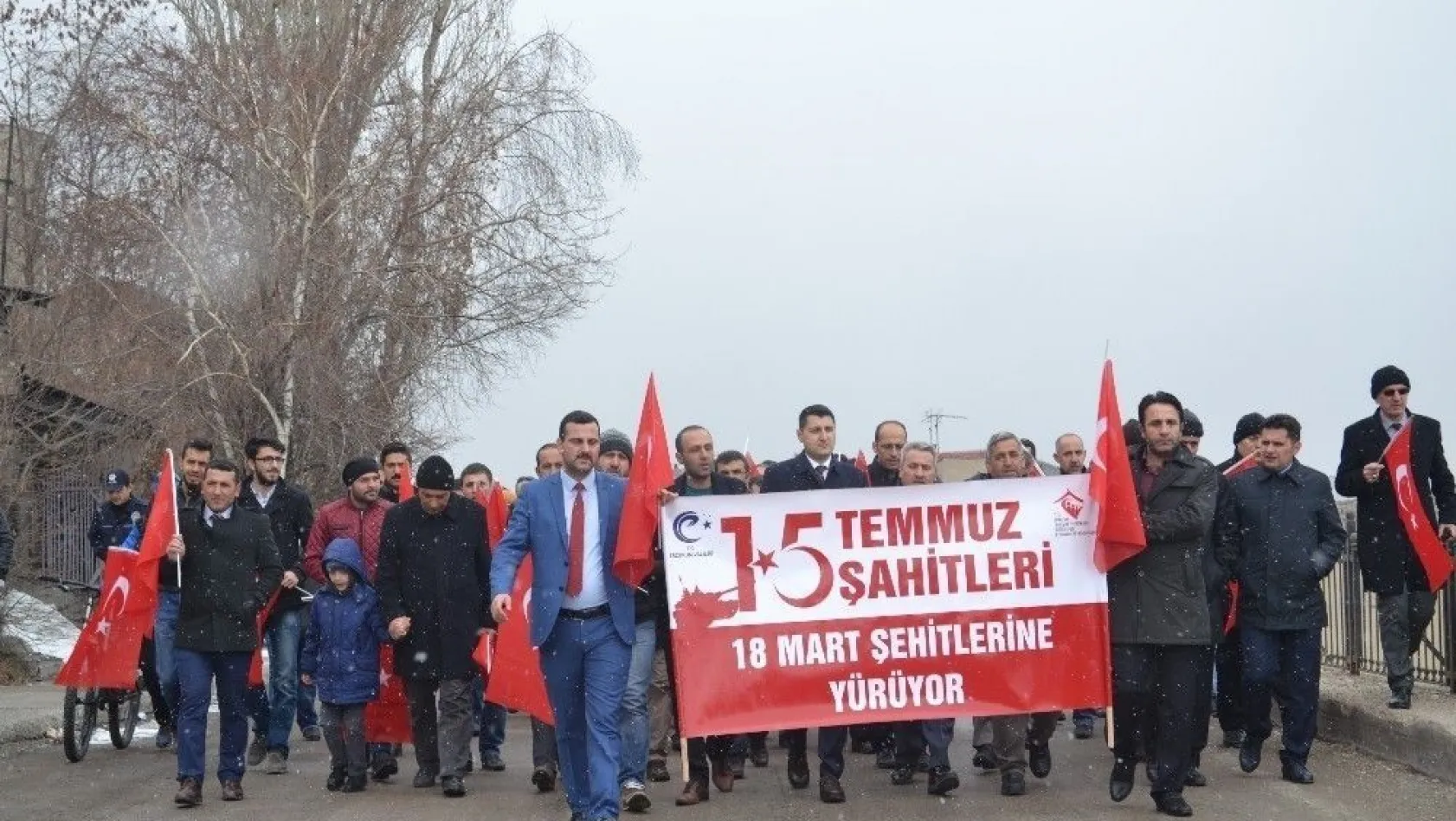 18 Mart Şehitleri için yürüyüş programı düzenlendi
