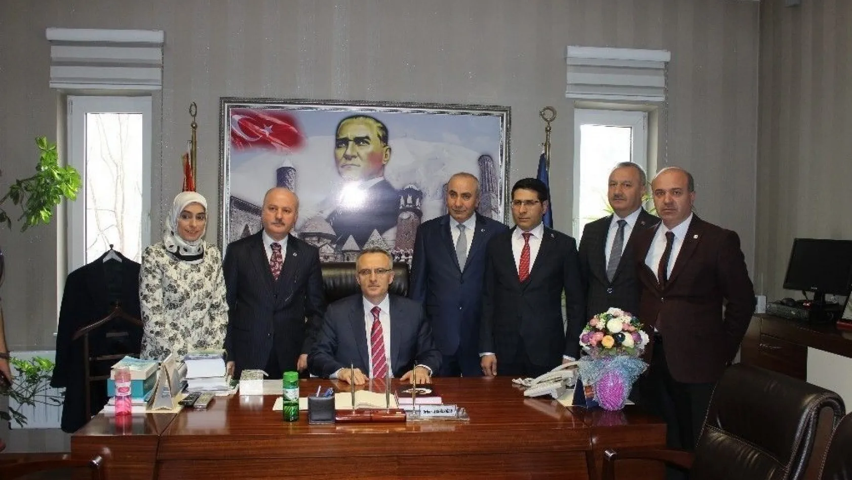 Bakan Ağbal, Erzurum SMMMO ziyaret etti

