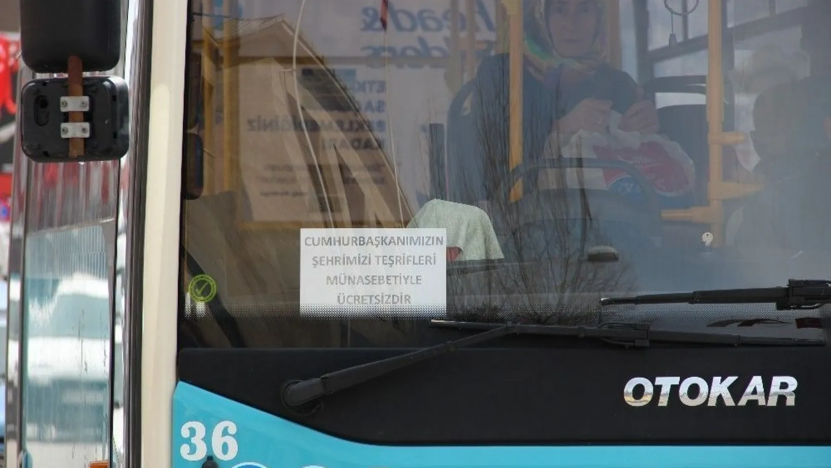 Toplu taşıma araçları bugün Erzurum'da ücretsiz
