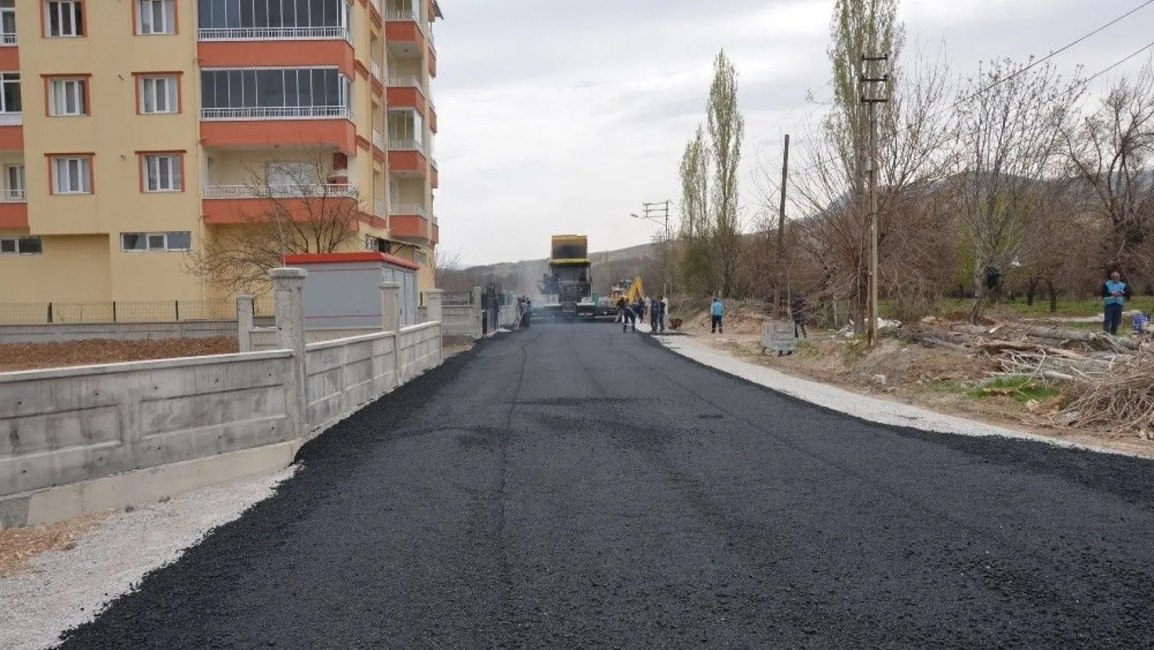 Battalgazi'de asfaltlama çalışması devam ediyor
