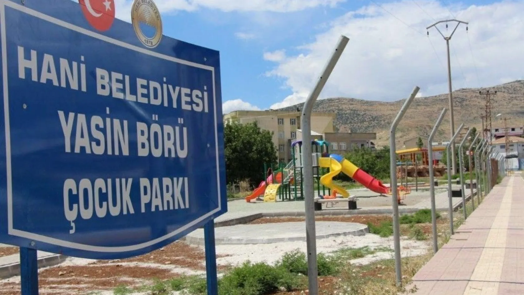 Hani Belediyesi, çocuk parklarına çocuk şehitlerin ismini verdi
