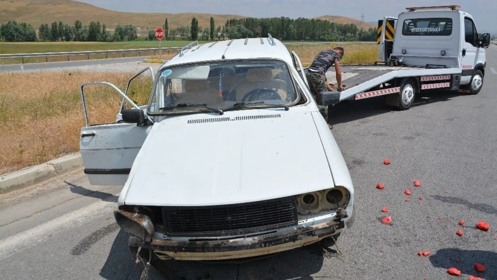 Sivas'ta trafik kazası: 6 yaralı