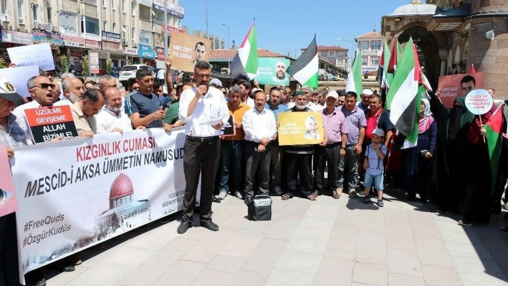 Sivas ve Yozgat'ta İsrail protestosu
