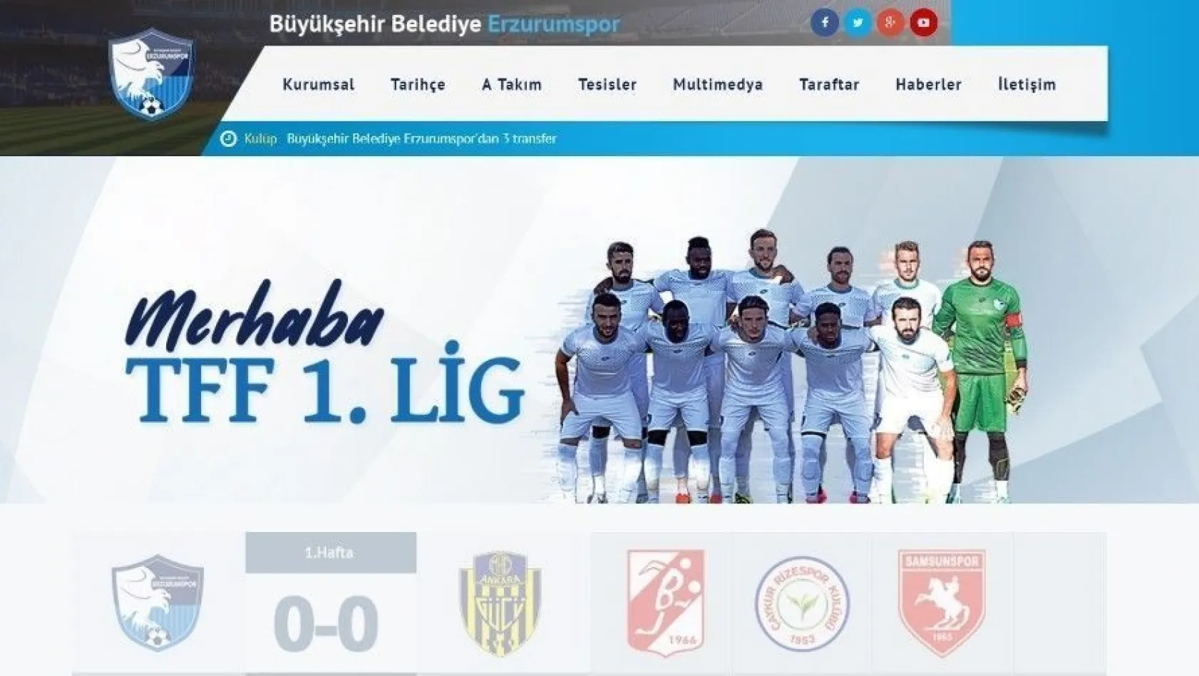 B.B. Erzurumspor'un resmi web sitesi yayında
