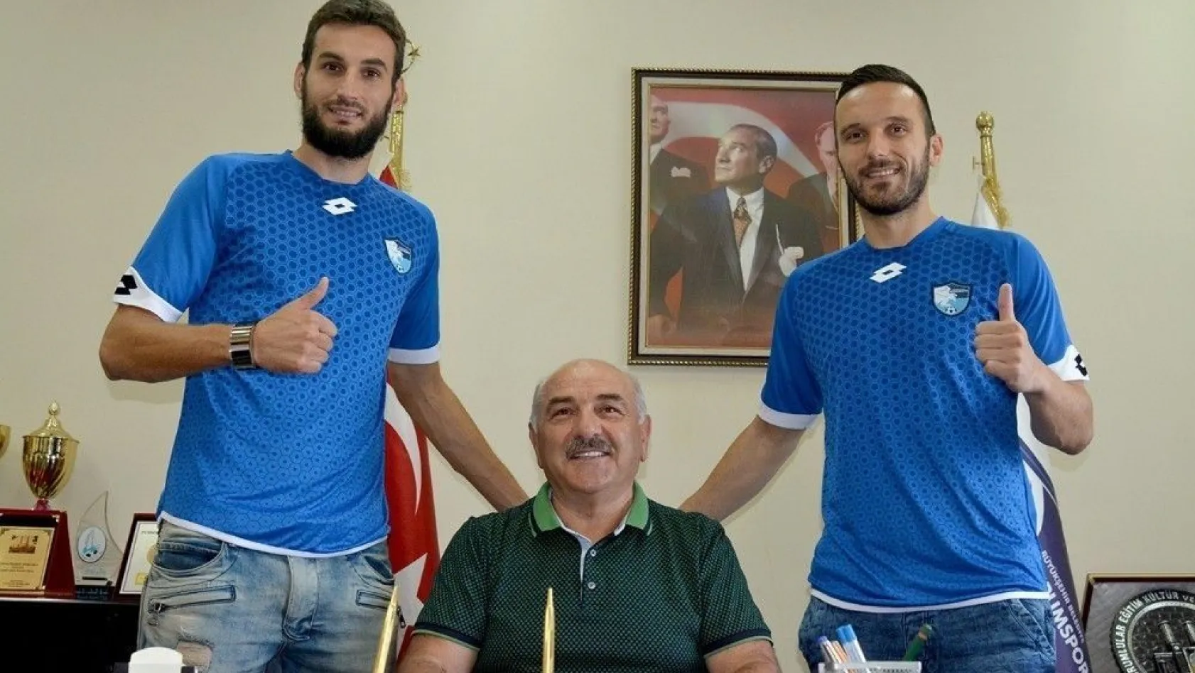 B.B.Erzurumspor, Haris Harba ve Jasmin Trtovac ile sözleşme imzaladı
