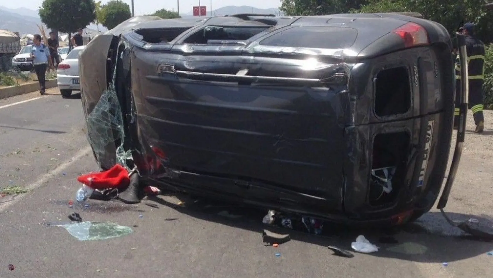 Bingöl'de trafik kazası:7 yaralı