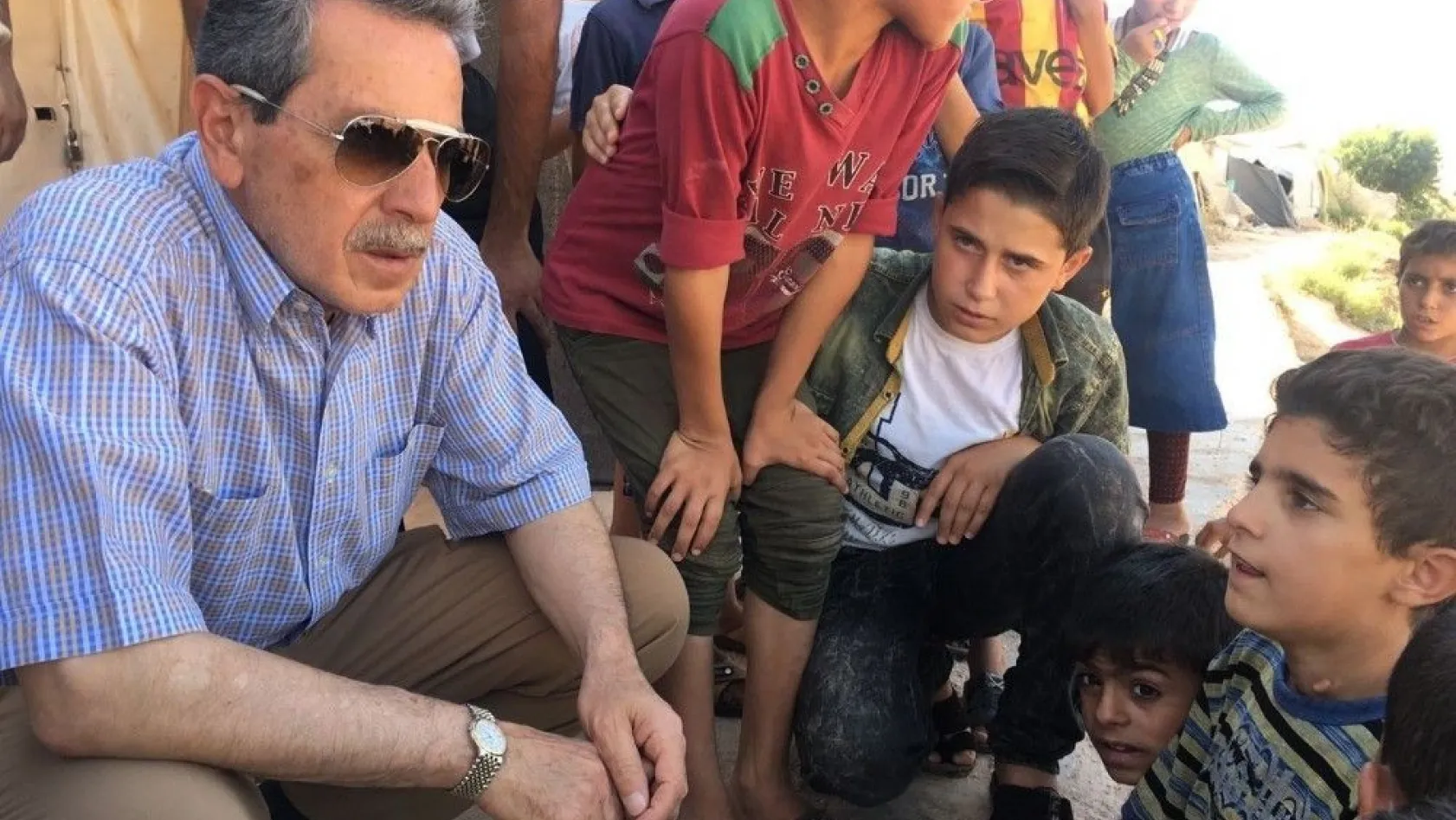 Vali Kalkancı Suriyeli misafirleri dinledi
