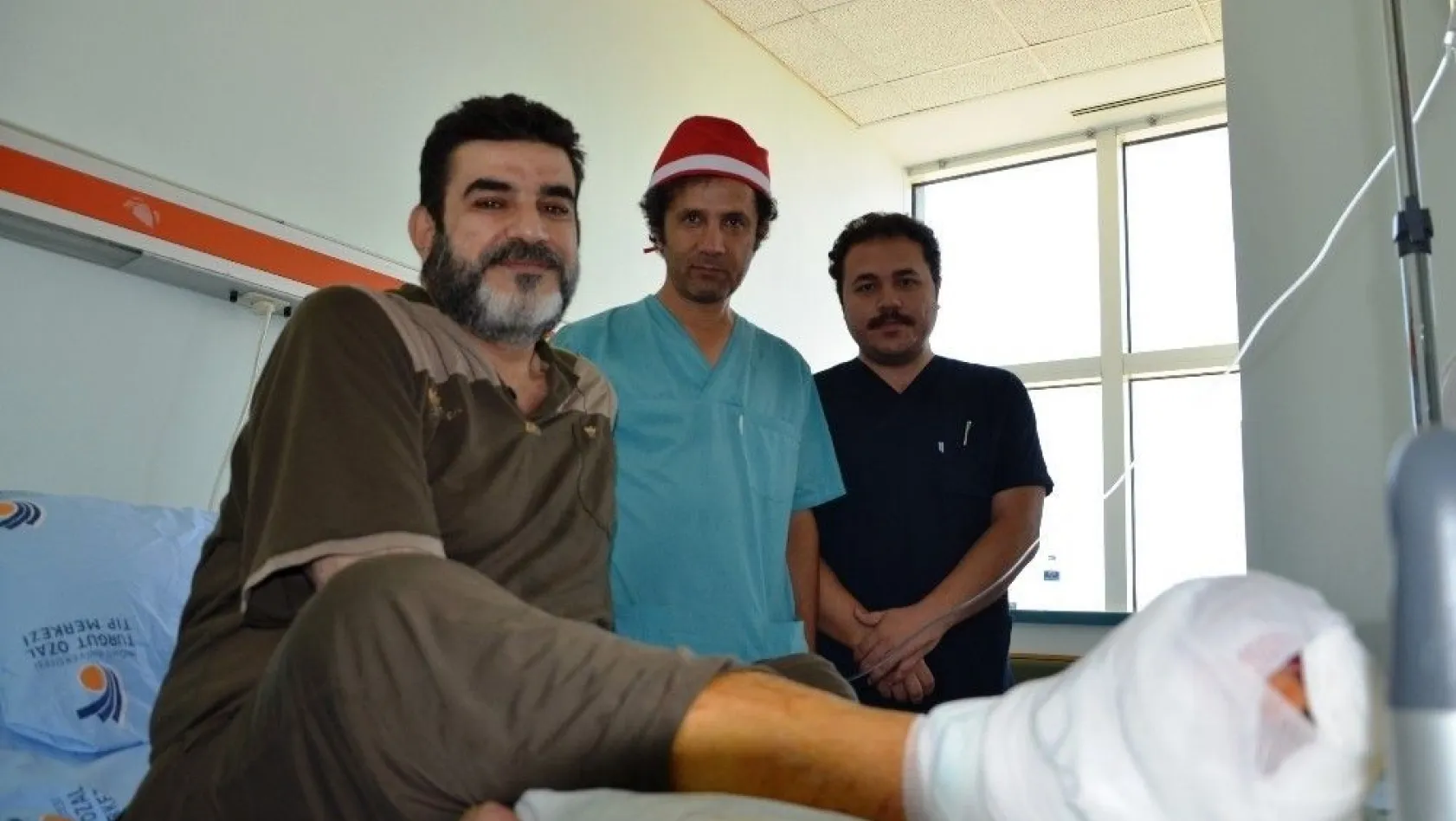 Iraklı hastanın ayağı, kök hücre ile kesilmekten kurtarıldı
