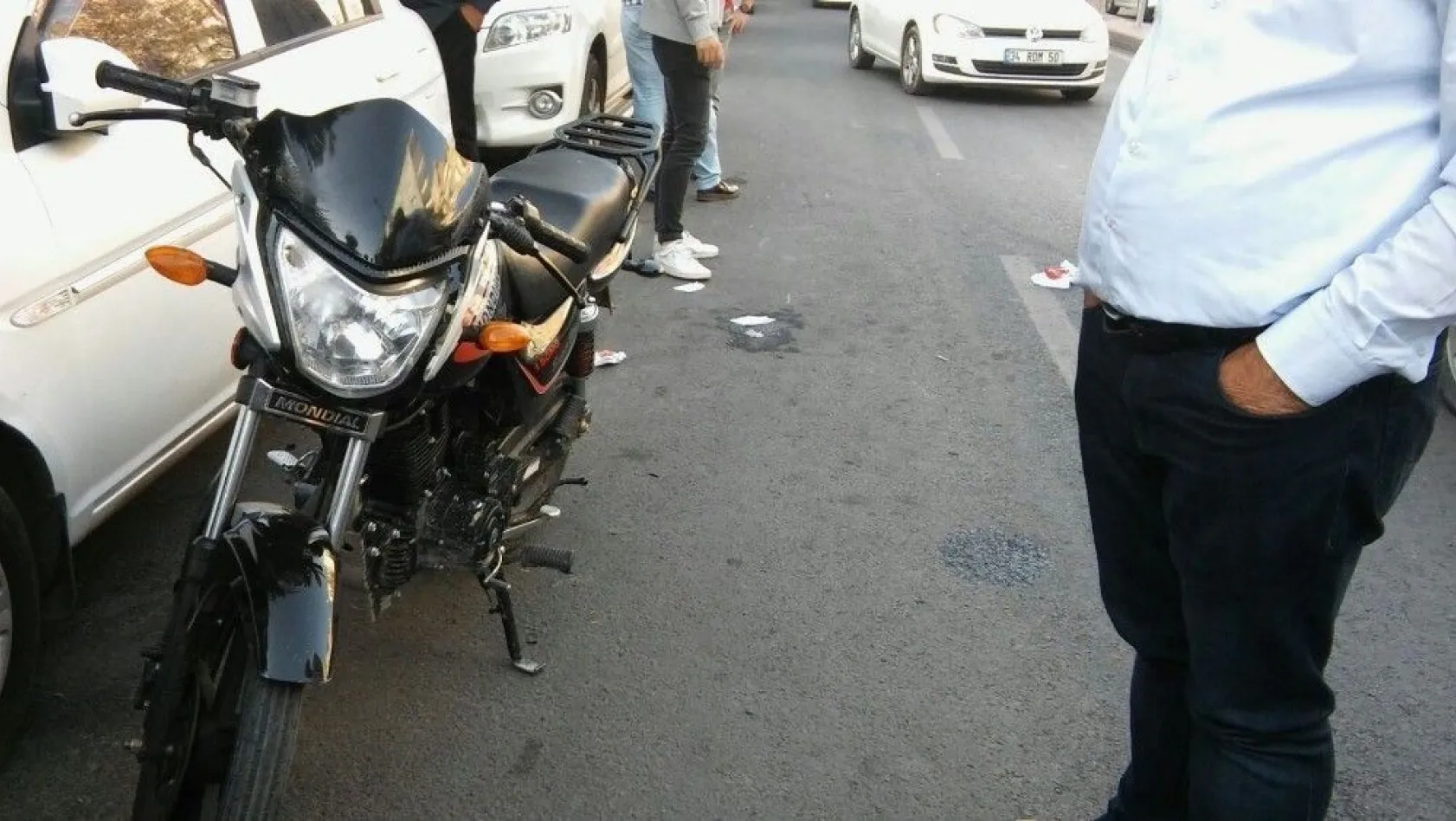 Diyarbakır'da motosiklet kazası: 2 yaralı
