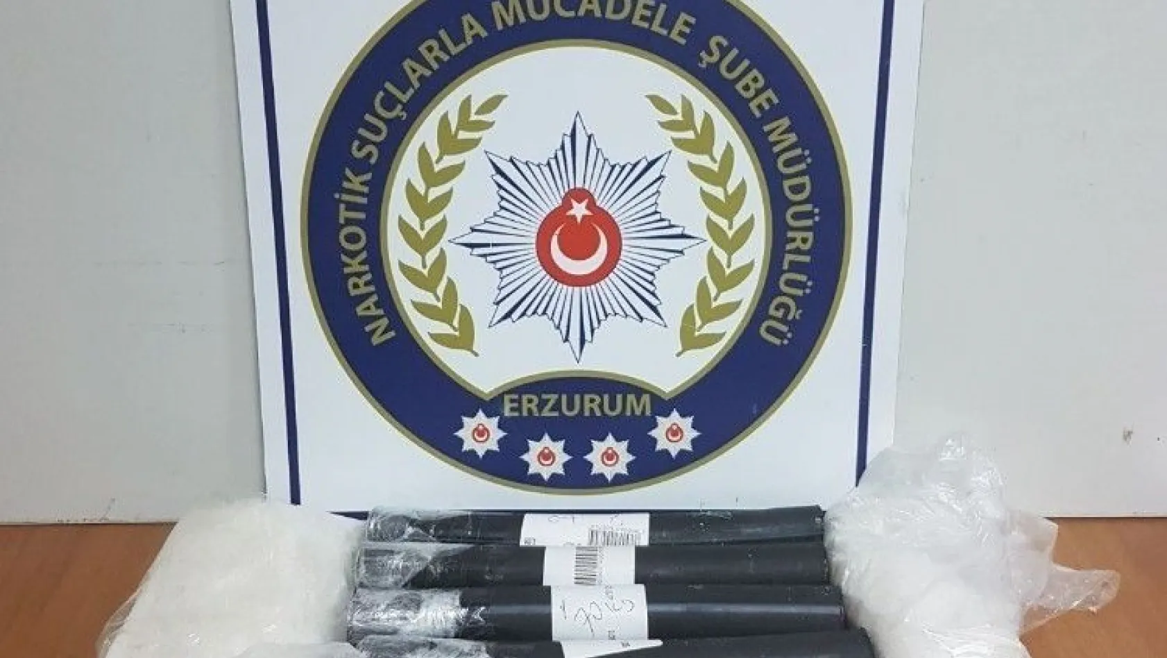 Erzurum'da 633,65 gr metamfetamin ele geçirildi
