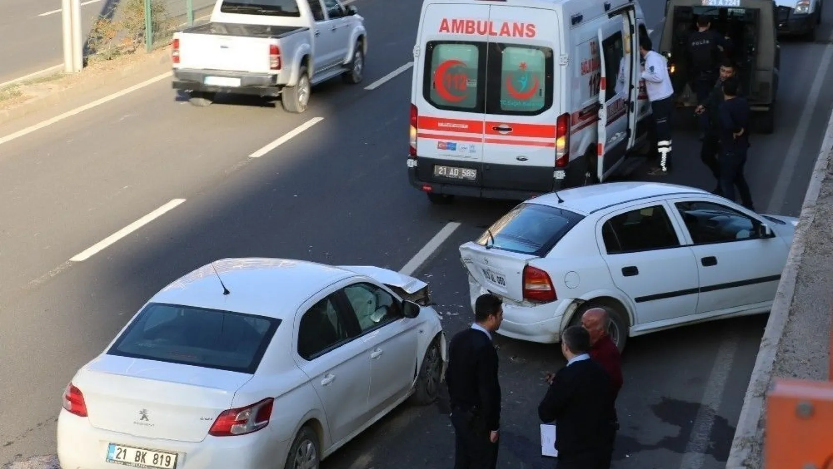 Diyarbakır'da trafik kazası: 1 yaralı
