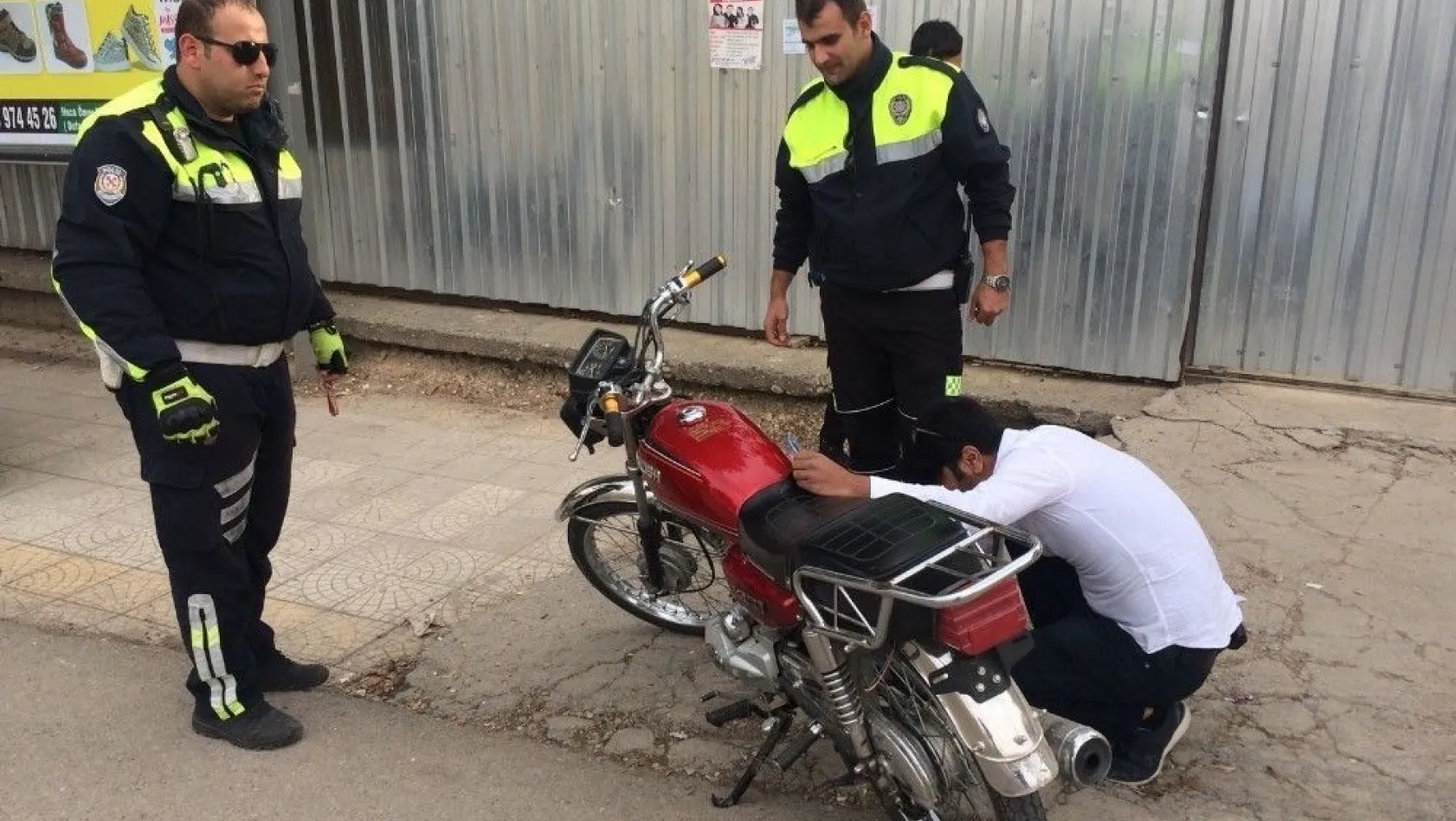 Gaziantep'te çalınan motosiklet Adıyaman'da yakalandı
