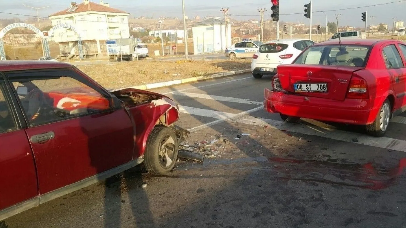 Sivas'ta trafik kazası: 1 yaralı
