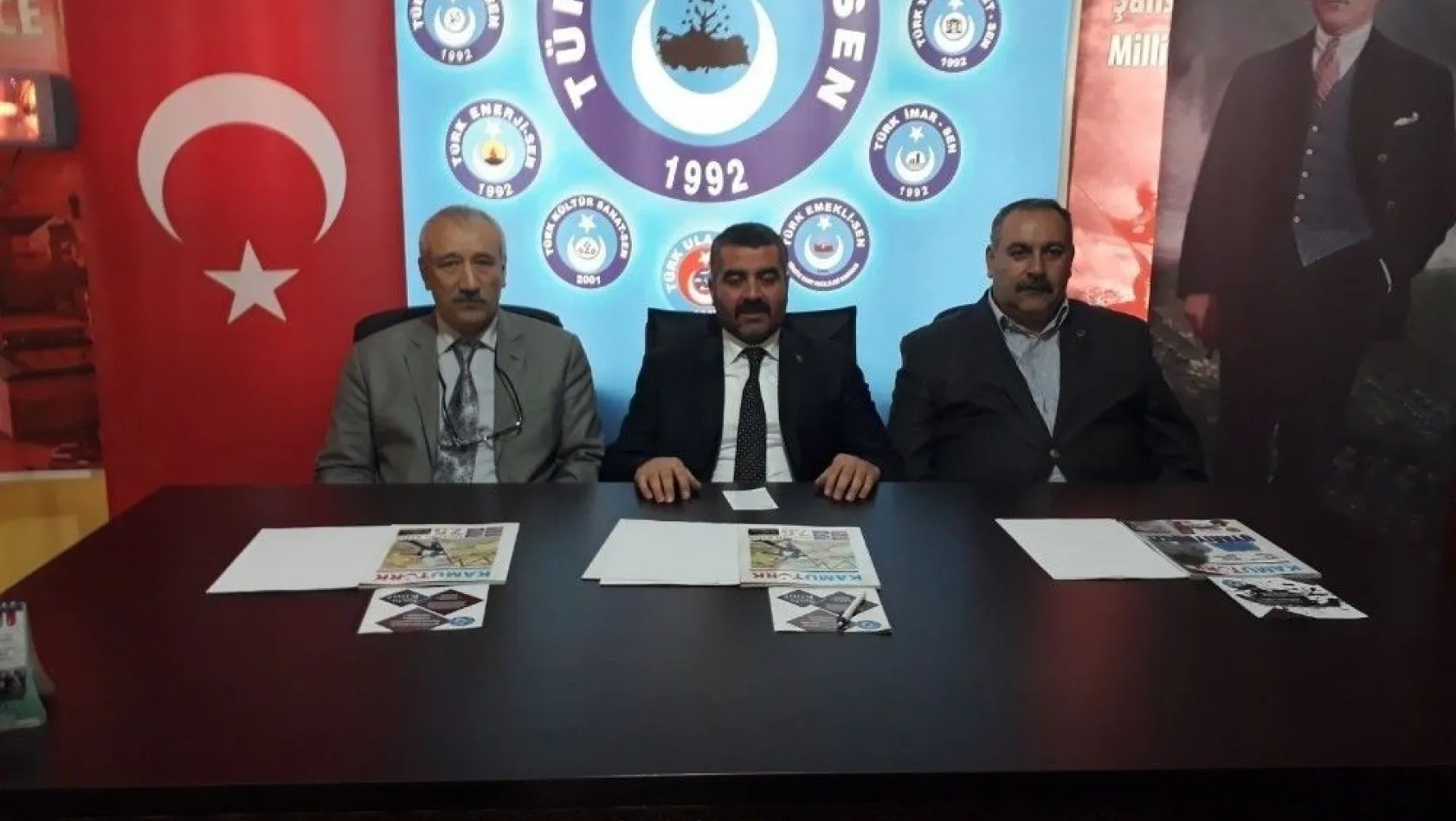 MHP'den Türk Kamu-Sen'e iadei ziyaret
