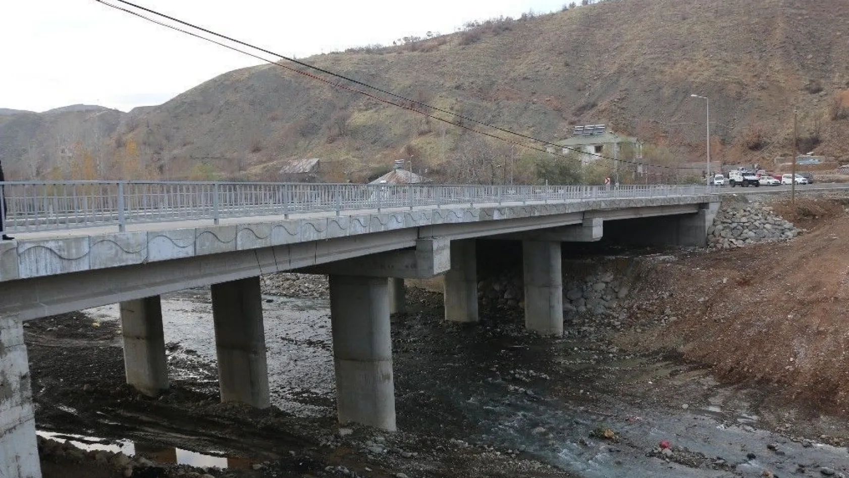 Bingöl'de selden yıkılan köprü trafiğe açıldı