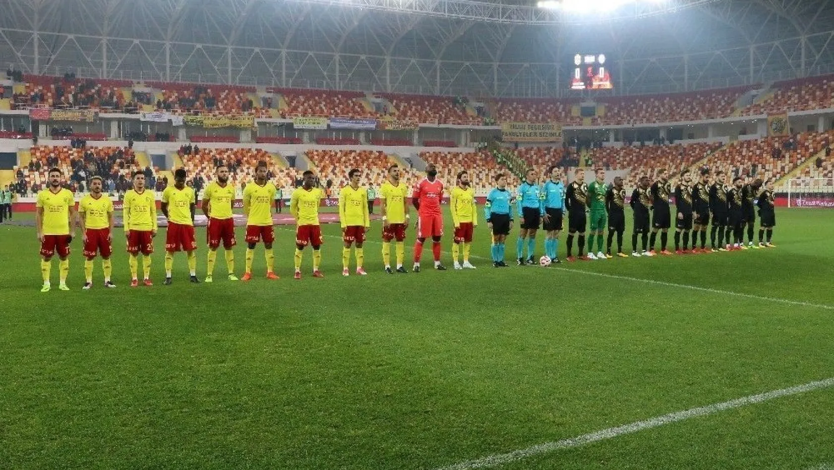 Ziraat Türkiye Kupası: Evkur Yeni Malatyaspor: 1 - Osmanlıspor: 1 (İlk yarı)
