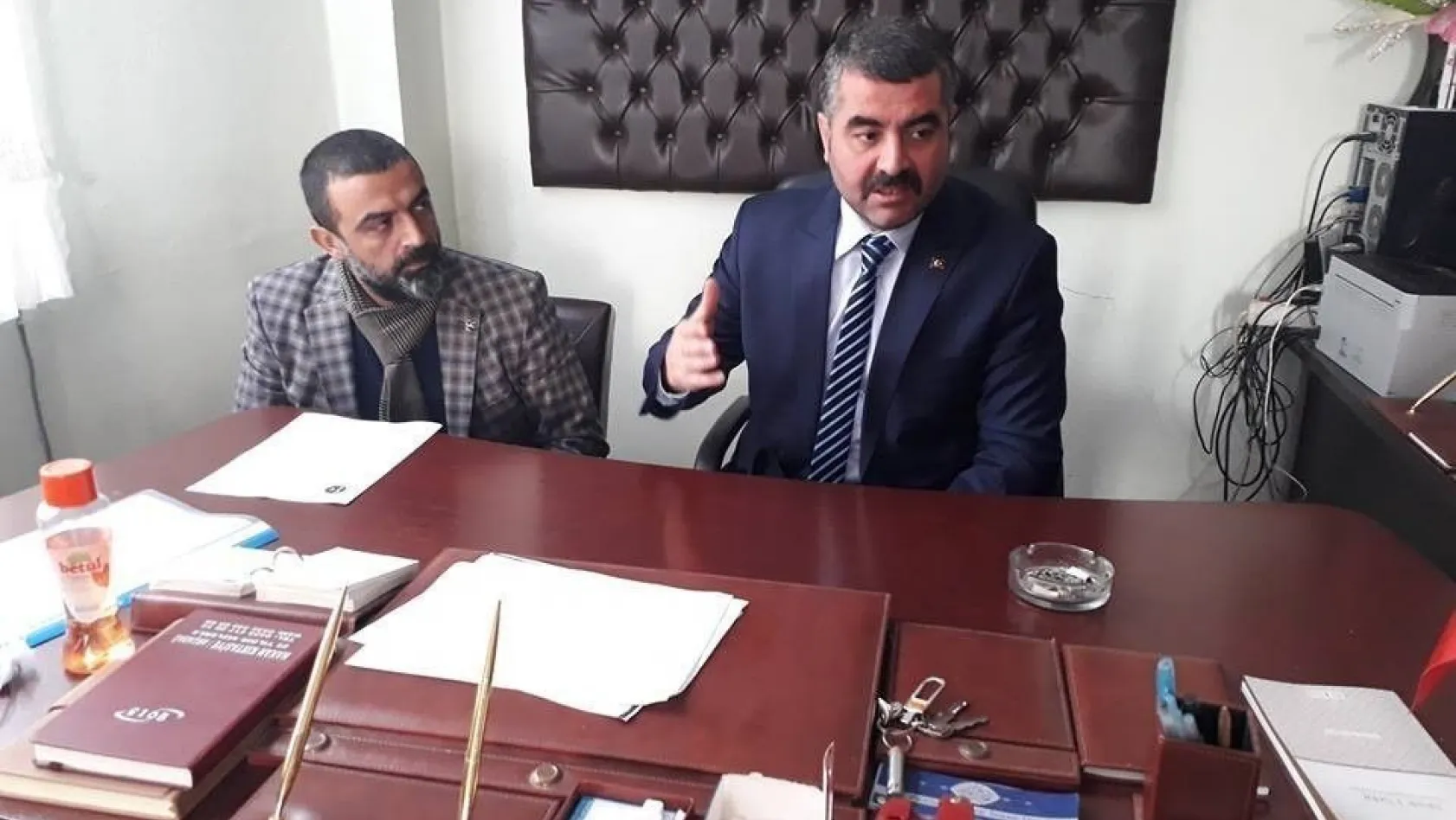 MHP İl Başkanı Avşar Akçadağ'ı ziyaret etti
