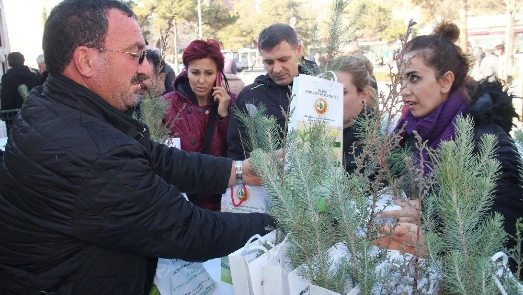 Elazığ'da  'Ağaç kesme fidan dik' kampanyası