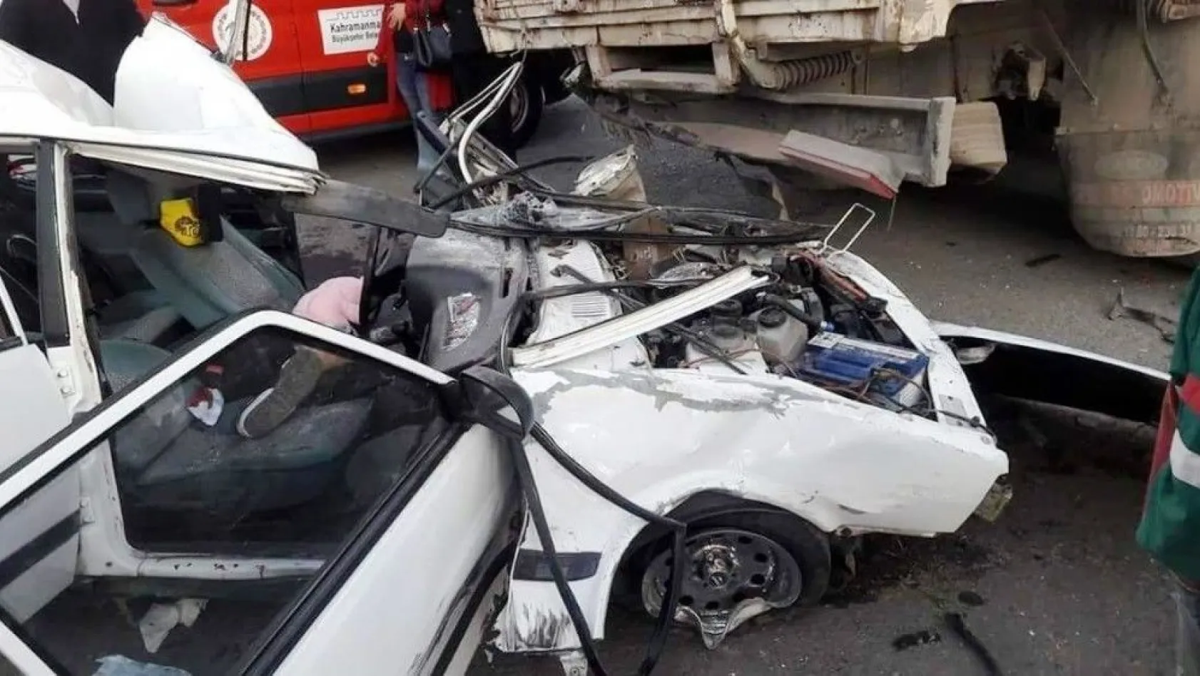 Kahramanmaraş'ta trafik kazası: 1 ölü, 5 yaralı
