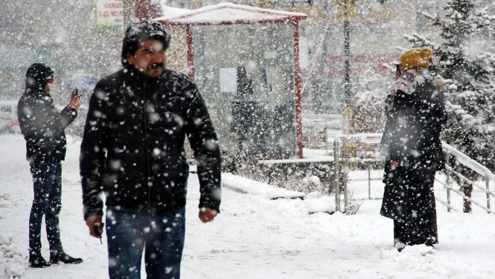 Doğu Anadolu 2018'e kar yağışı altında girdi
