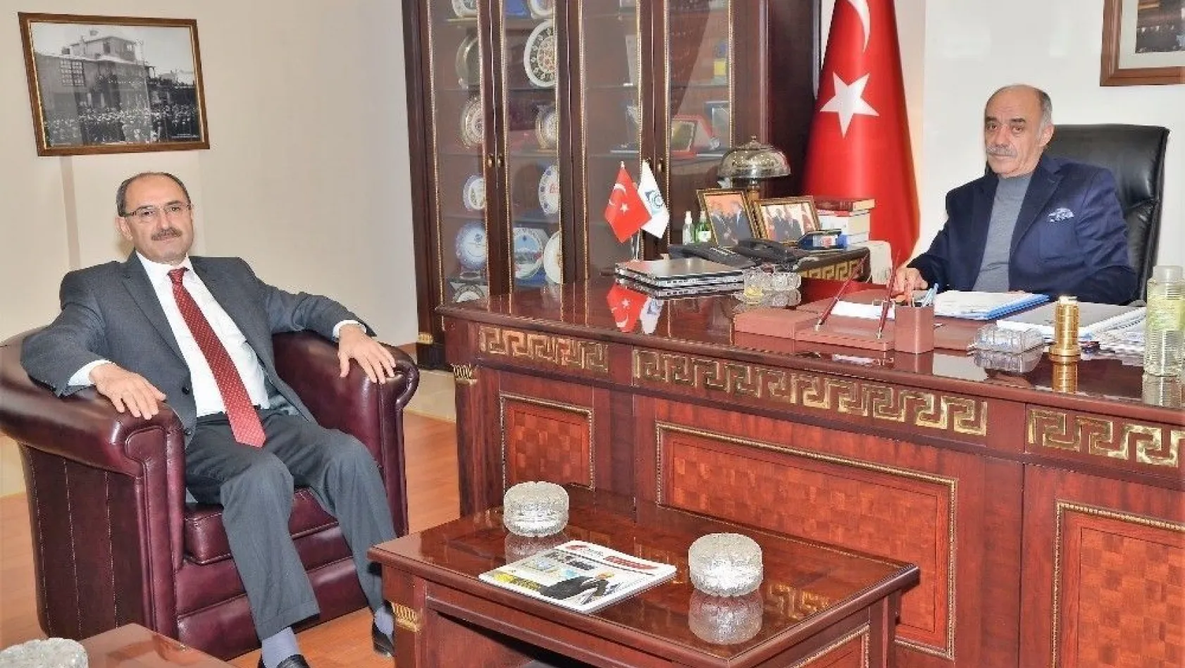 DAP Başkanı Demir'den, Başkan Yücelik'e ziyaret

