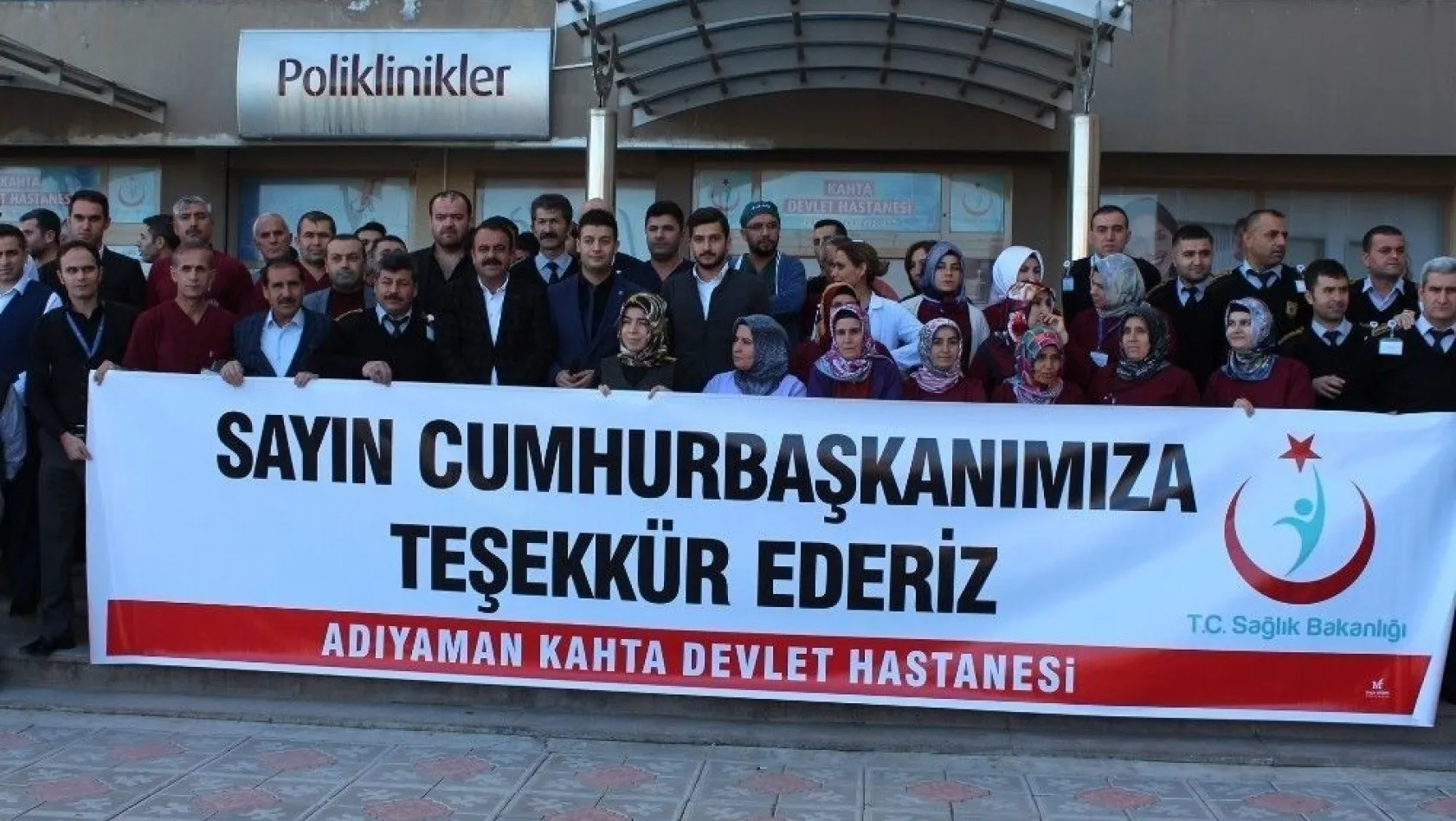 Taşeron işçilerden Cumhurbaşkanı Erdoğan'a teşekkür
