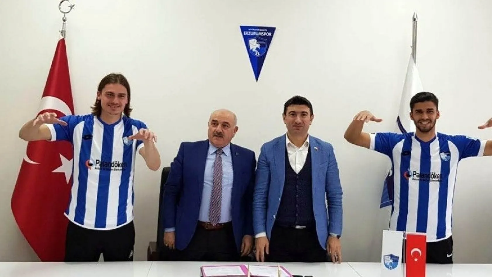 B.B. Erzurumspor, Erman Bulucu ve Metin Yüksel ile sözleşme imzaladı
