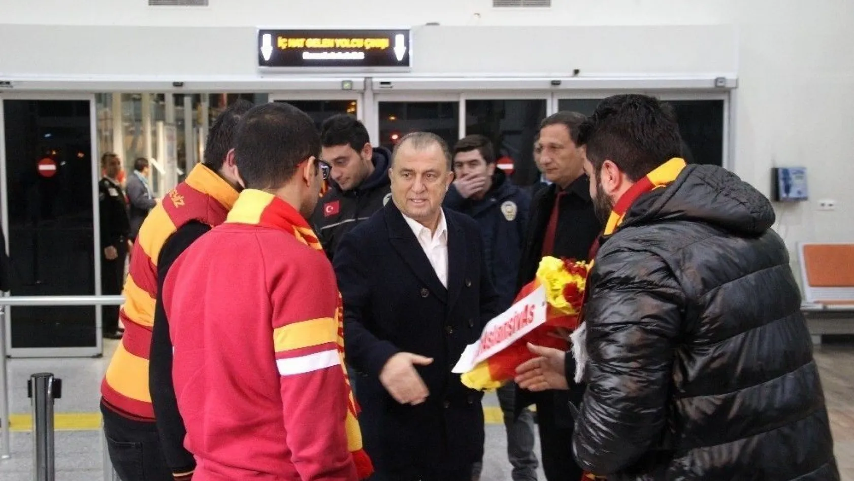 Galatasaray kafilesi Sivas'ta
