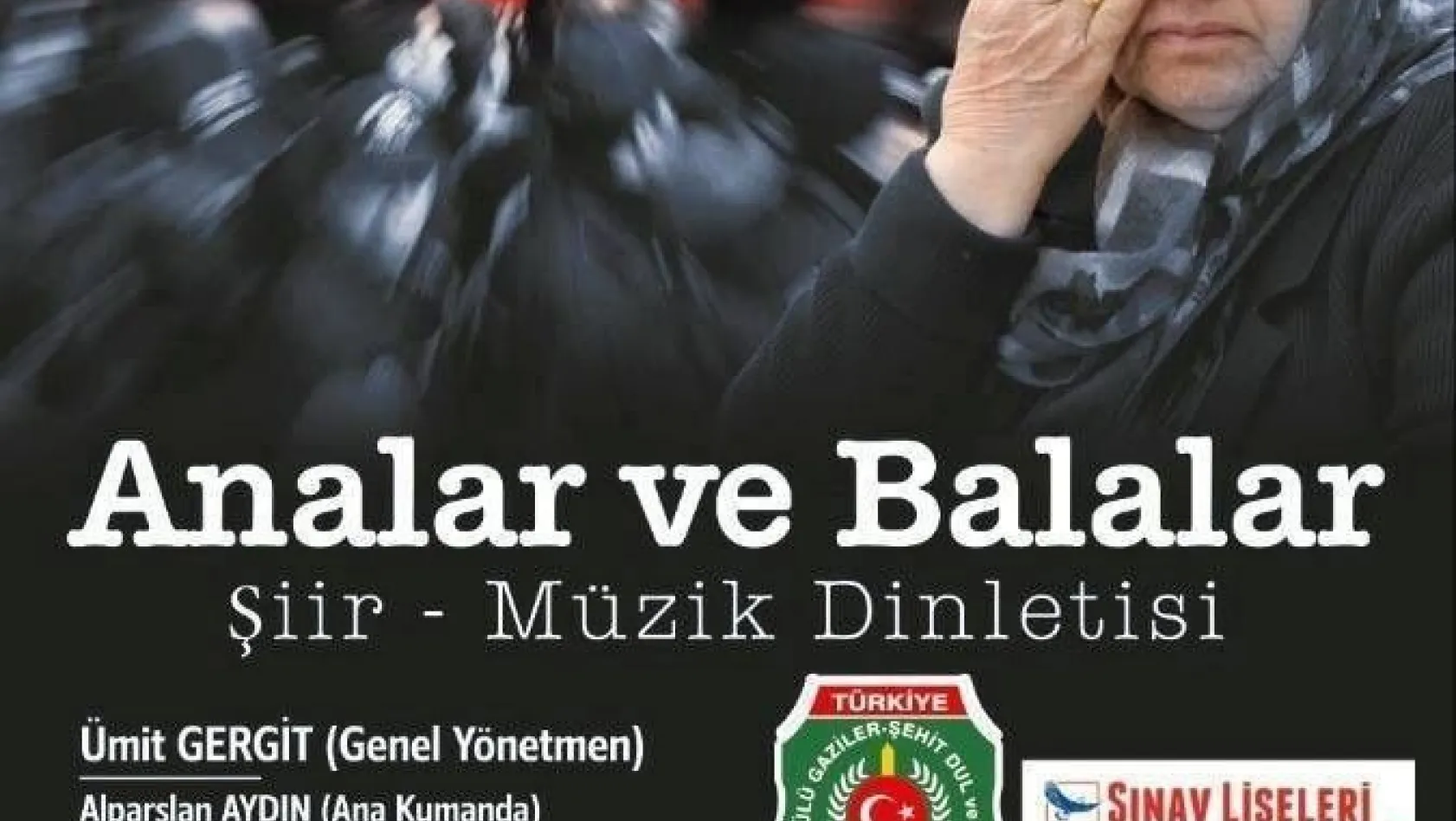 Erzurum'da 'Analar ve Balalar' isimli şiir ve müzik dinletisi
