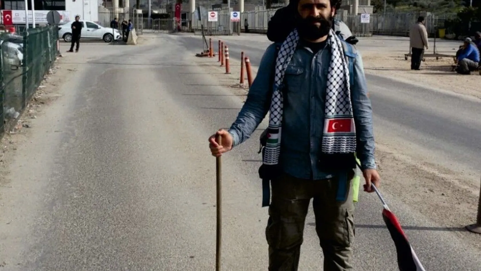 Filistin'deki zulme dikkat çekmek için 54 gün yürüdü
