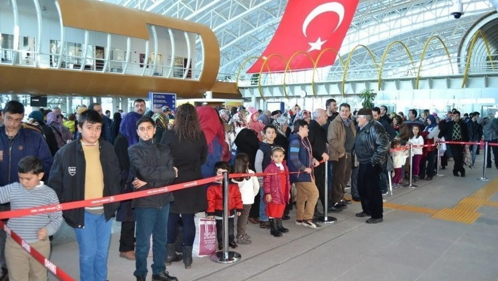 Erzincan Havalimanı'nda Ocak ayında binlerce yolcuya hizmet verildi
