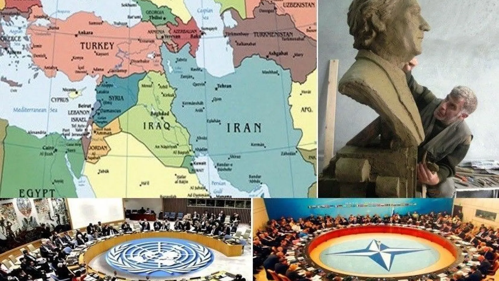 Heykeltıraş Murat Alınak, Ortadoğu'da savaşların acilen durdurulması için Birleşmiş Milletlere ve NATO'ya çağrıda bulundu
