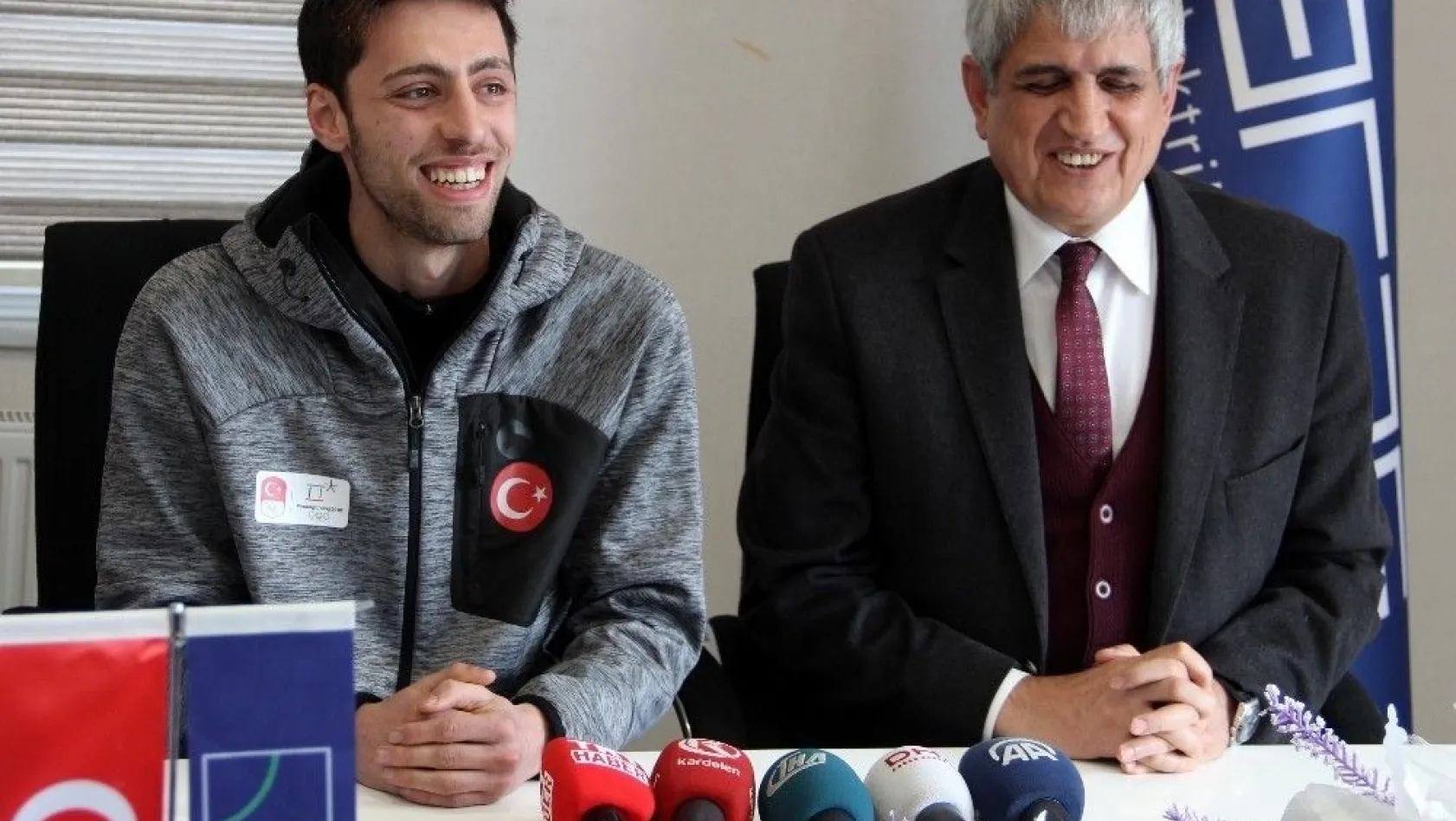 Olimpiyat Oyunları'nda Türkiye'yi temsil eden İpçioğlu, Erzurum'a döndü
