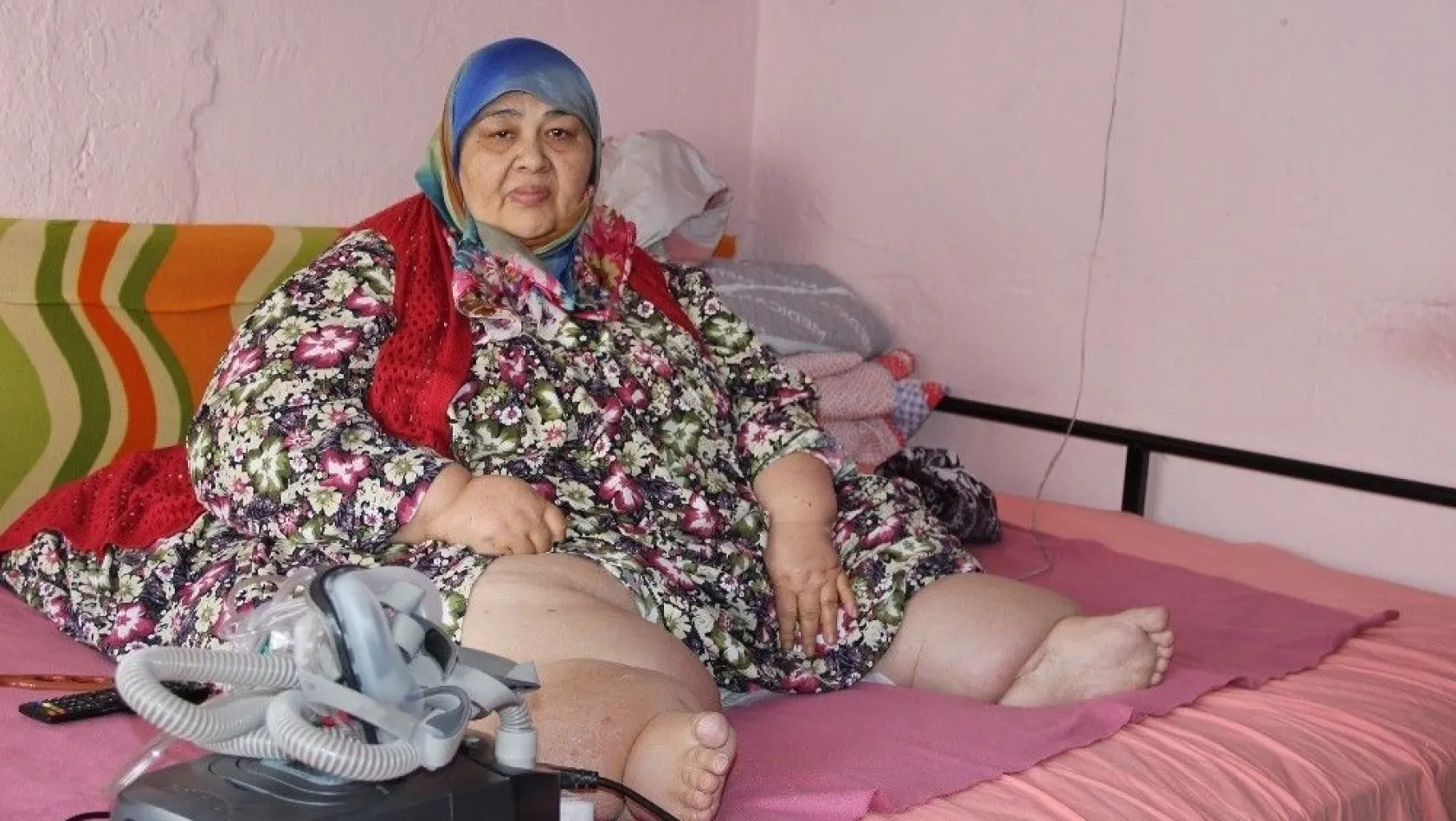 260 kilo ağırlığındaki kadın kilo verebilmek için yardım bekliyor
