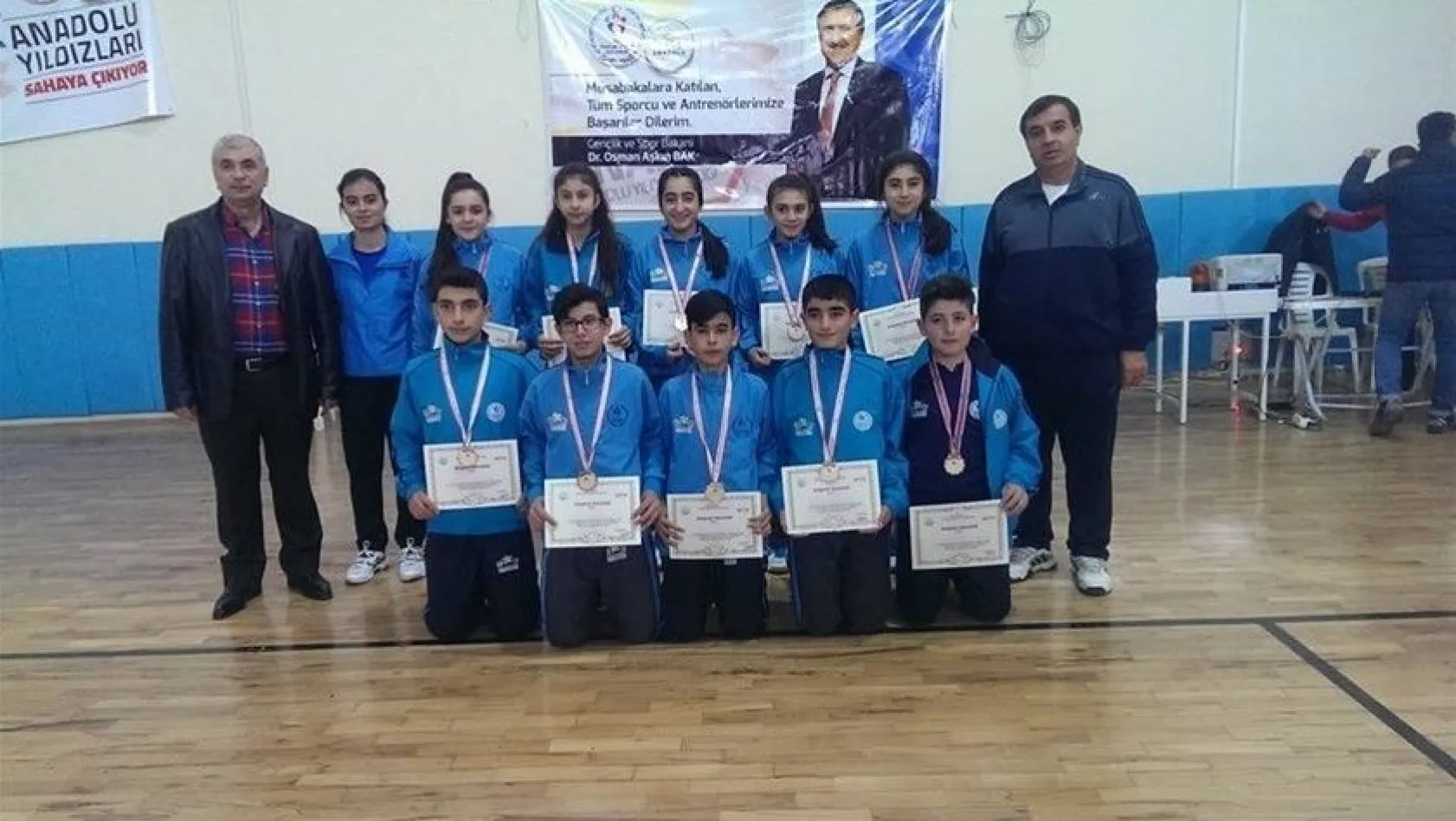 Malatya takımları badmintonda birinci oldu

