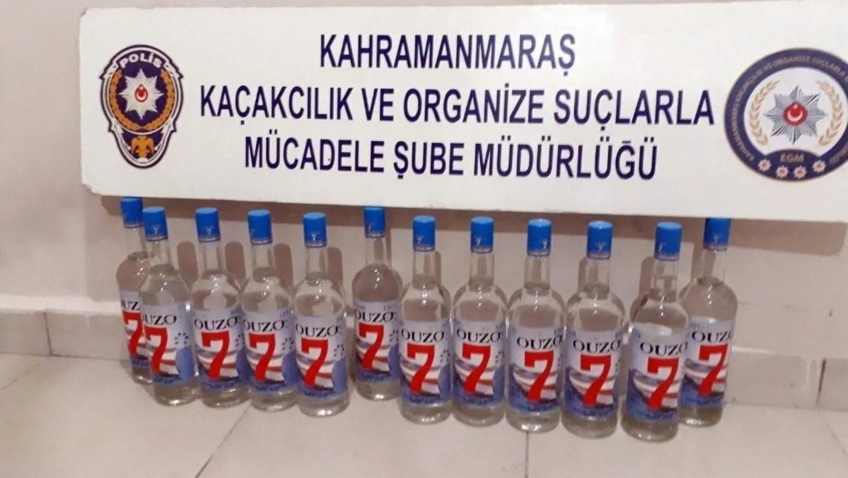 Kahramanmaraş'ta kaçak içki operasyonu
