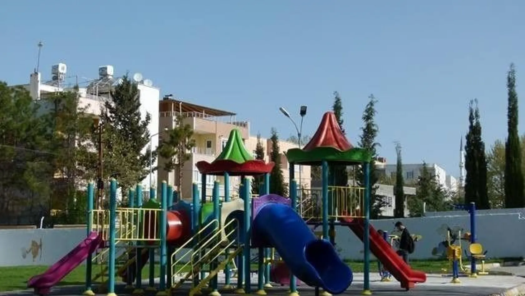 Kahta'da parklar yaz aylarına hazırlanıyor
