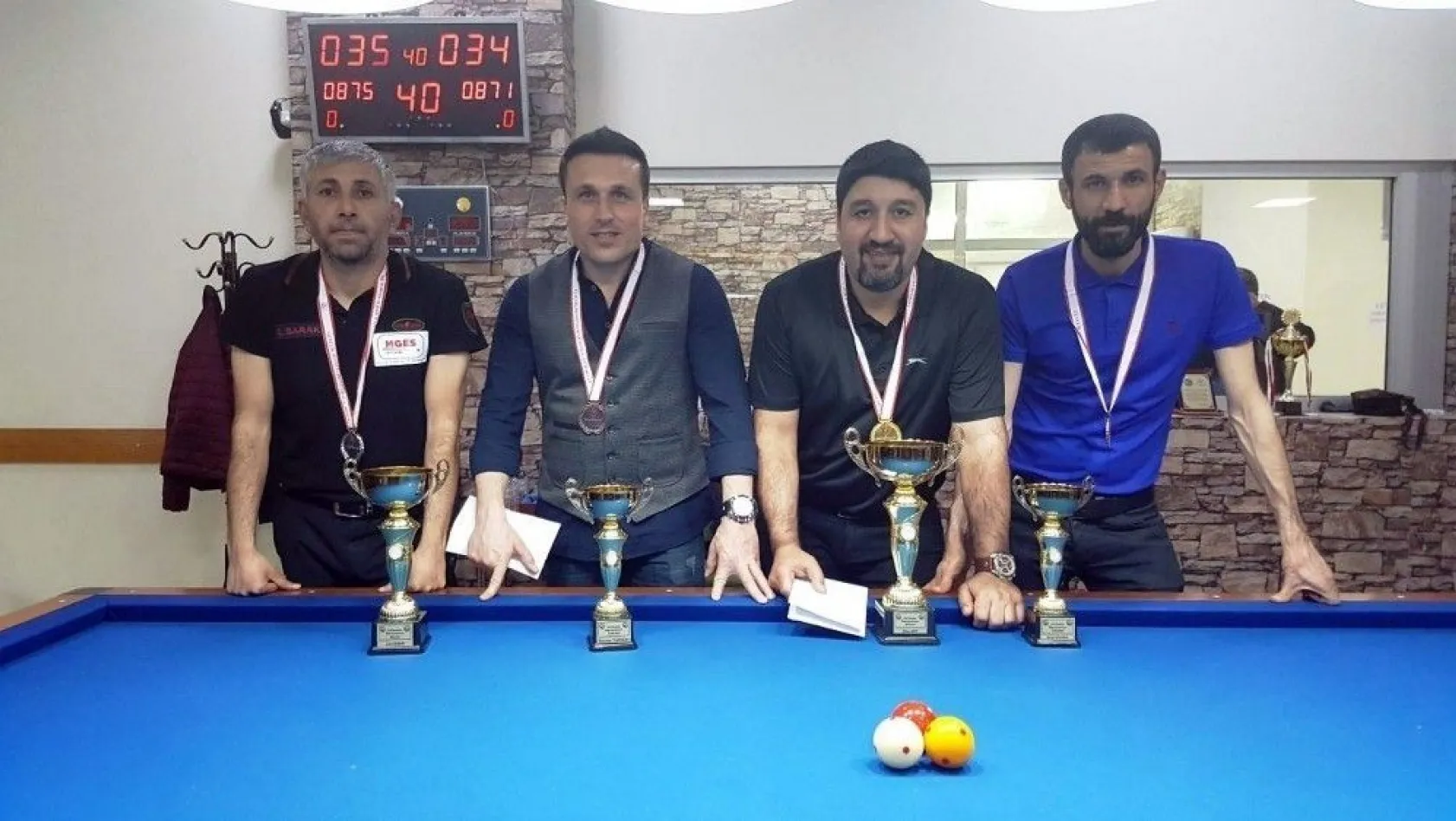 Diyarbakır'da bilardo şampiyonası sona erdi
