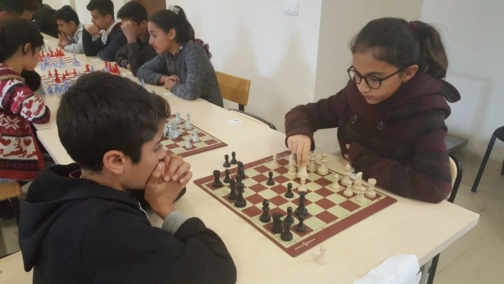 Sincik'te satranç turnuvası düzenlendi
