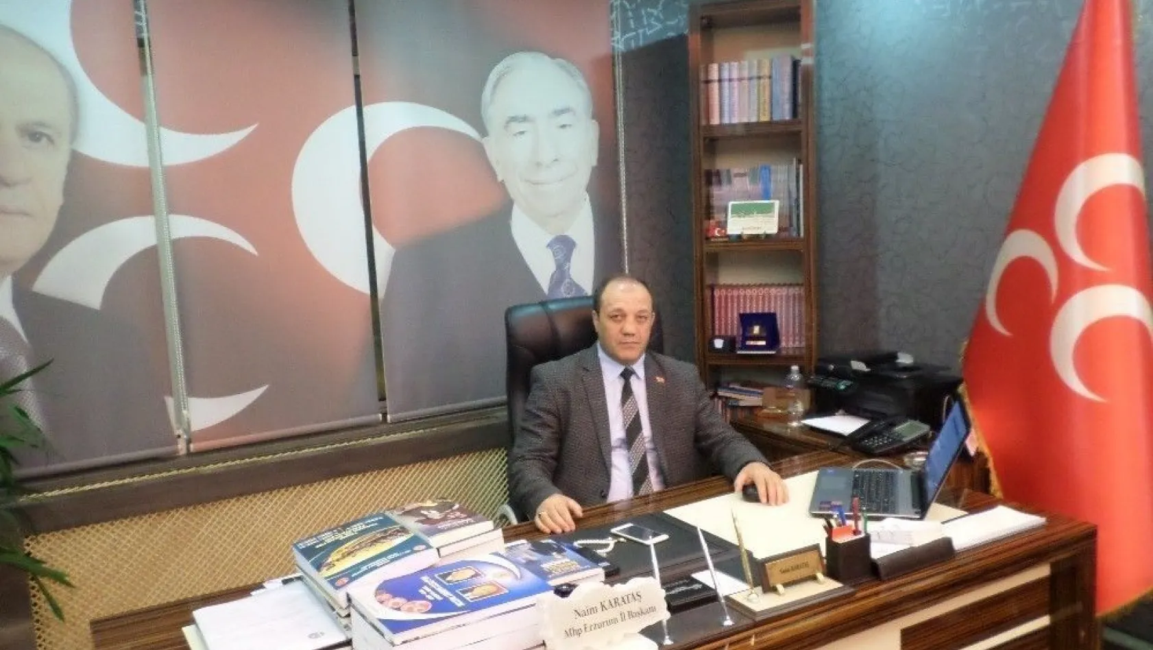 MHP Erzurum İl Başkanı Karataş'tan Berat Kandili mesajı
