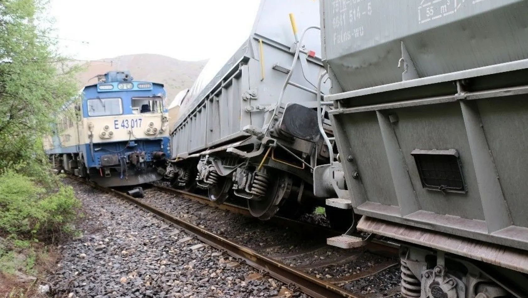 Malatya'da tren kazası
