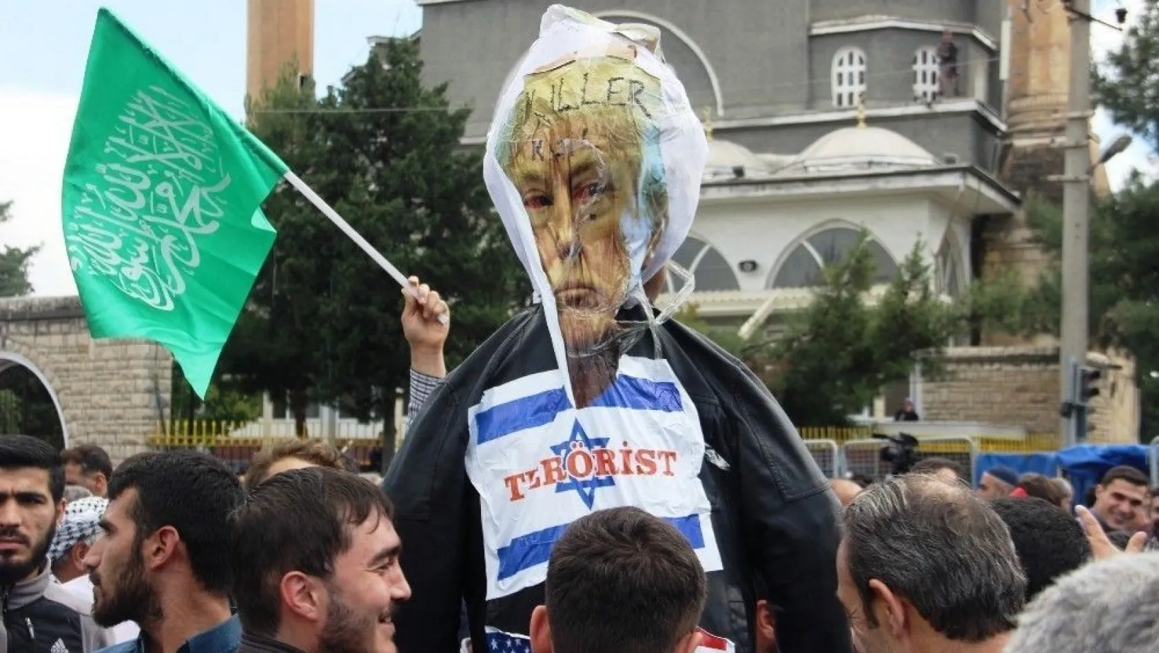 Diyarbakır'da Kudüs protestosu
