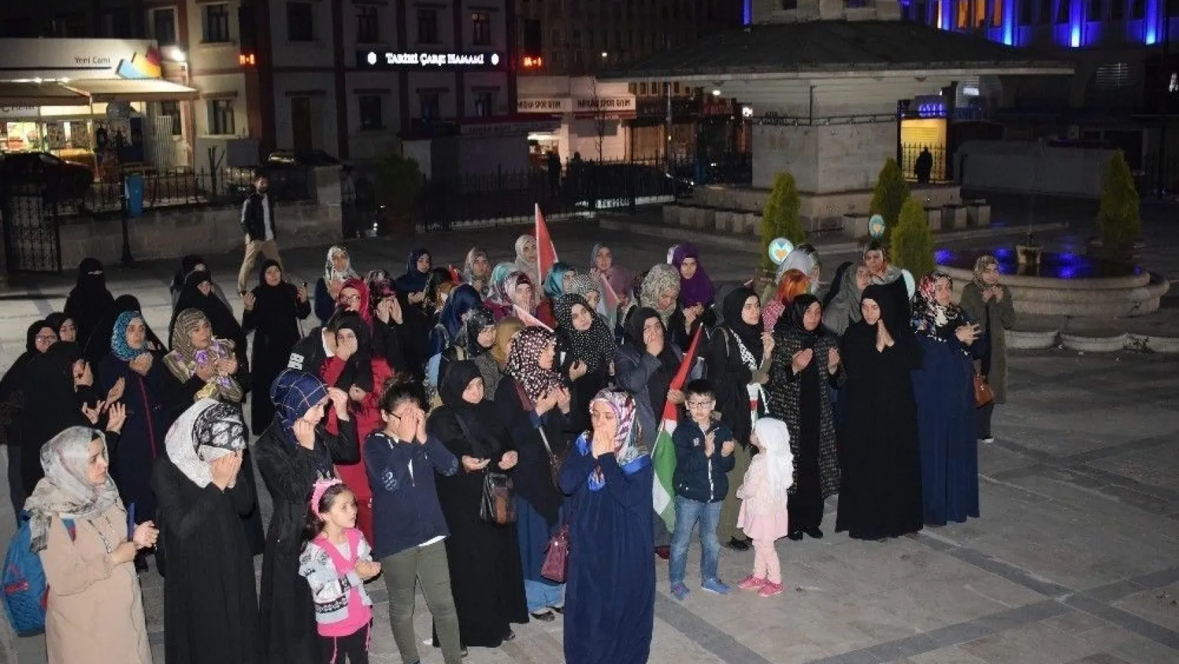 Malatya'da İsrail protesto  edildi

