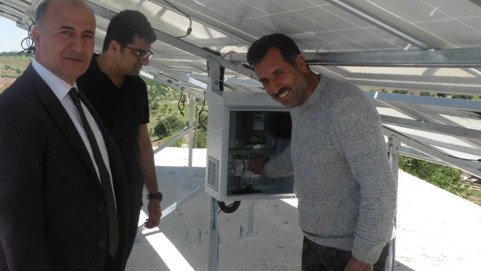 'Toprağımı Güneşle Suluyorum Projesi' hayata geçirildi
